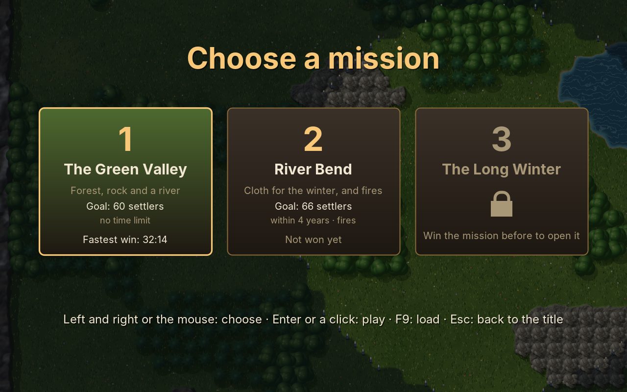 The choice of a mission