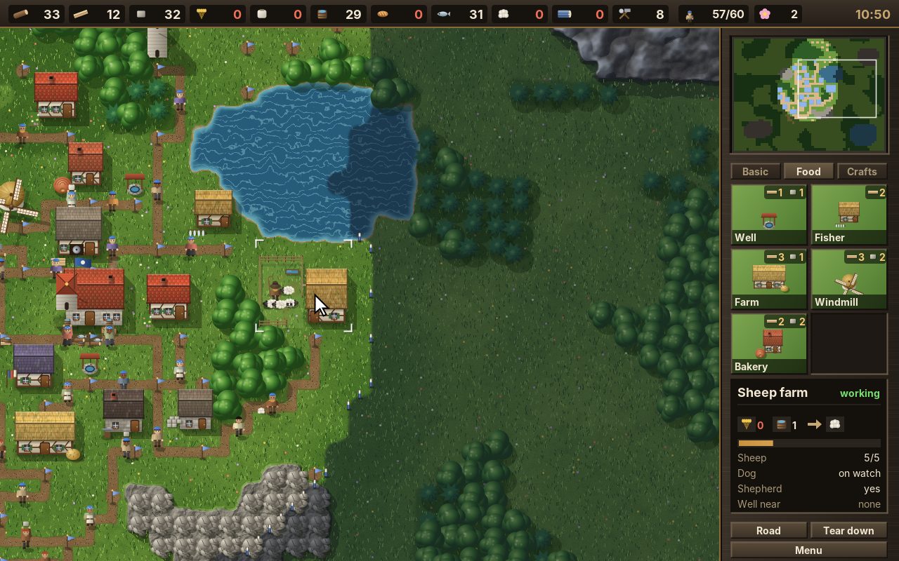 The sheep farm, chosen