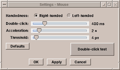 A control of the compact view