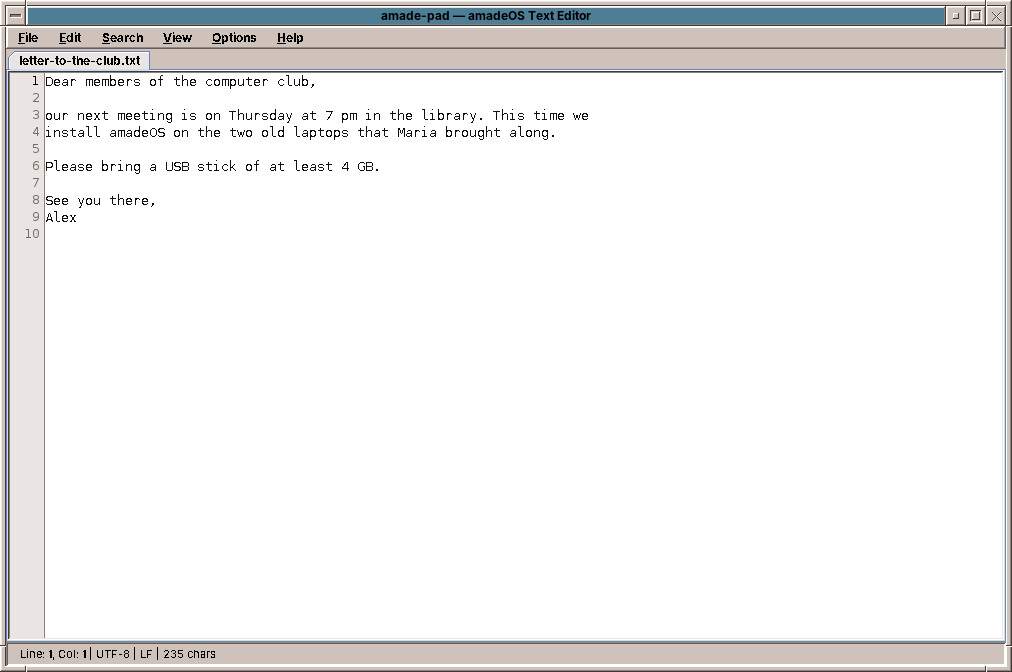 The Text Editor